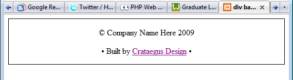 screen shot of firefox 3.0.6