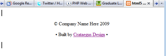 test 1 result: screen shot from firefox 3.0.6